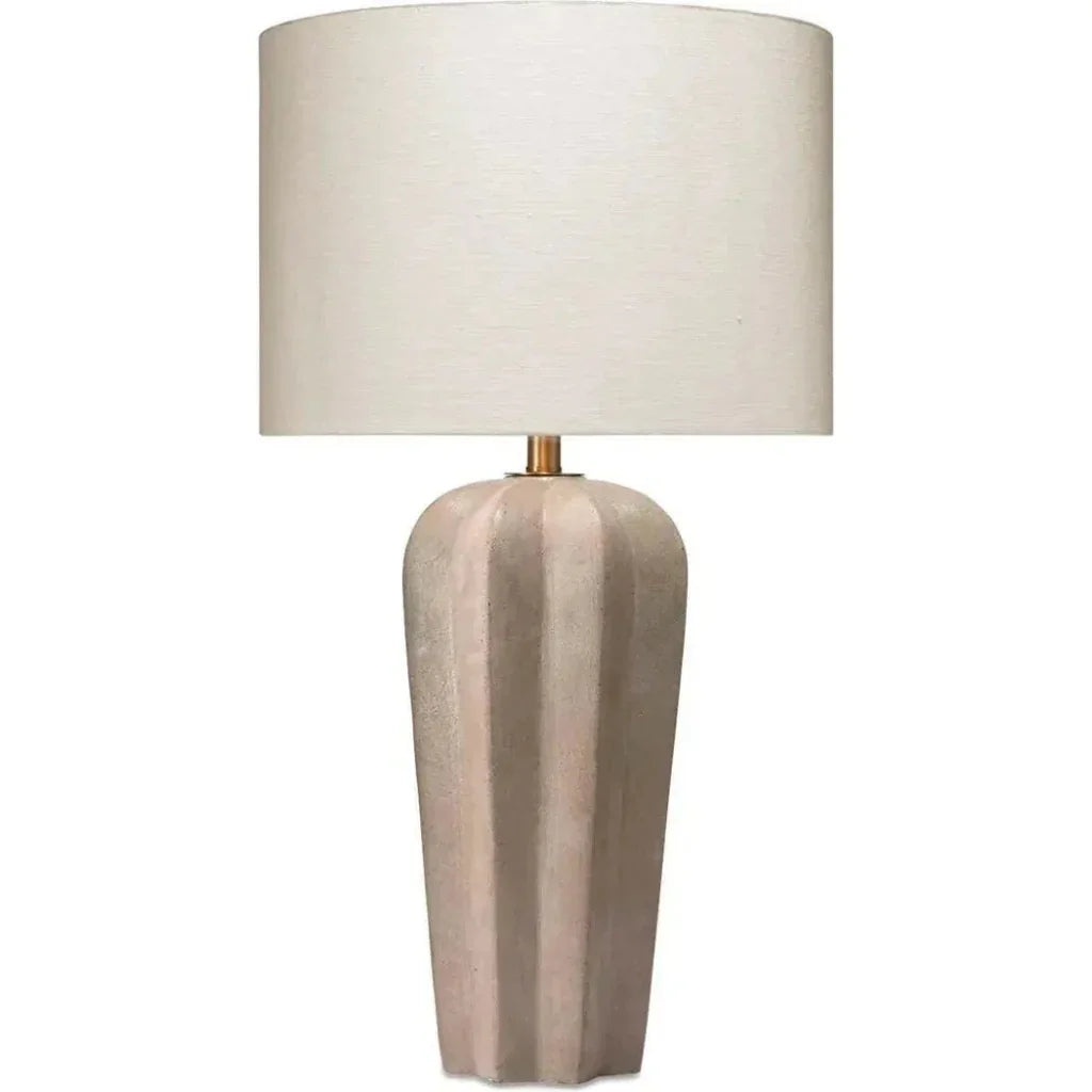 Grey Cement Regal Table Lamp - LOOMLAN - Jamie Young - Table Lamps
