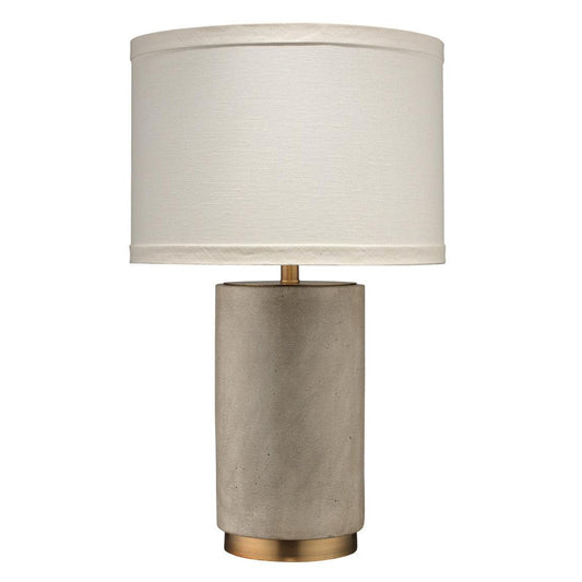 Grey Cement Tin Metal Mortar Table Lamp Table Lamps Sideboards and Things By Jamie Young