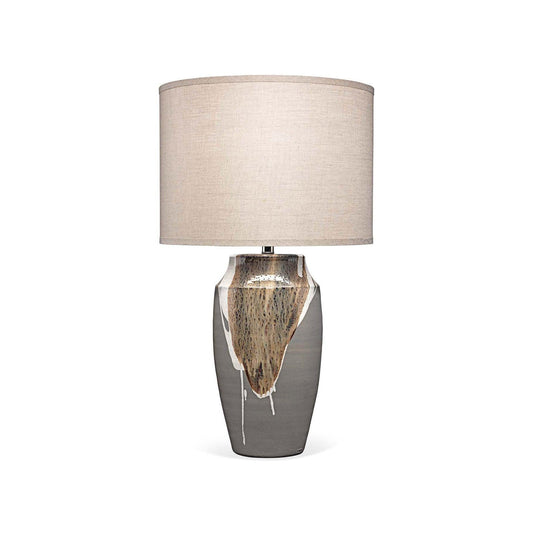 Grey Ceramic Landslide Table Lamp Table Lamps Sideboards and Things By Jamie Young