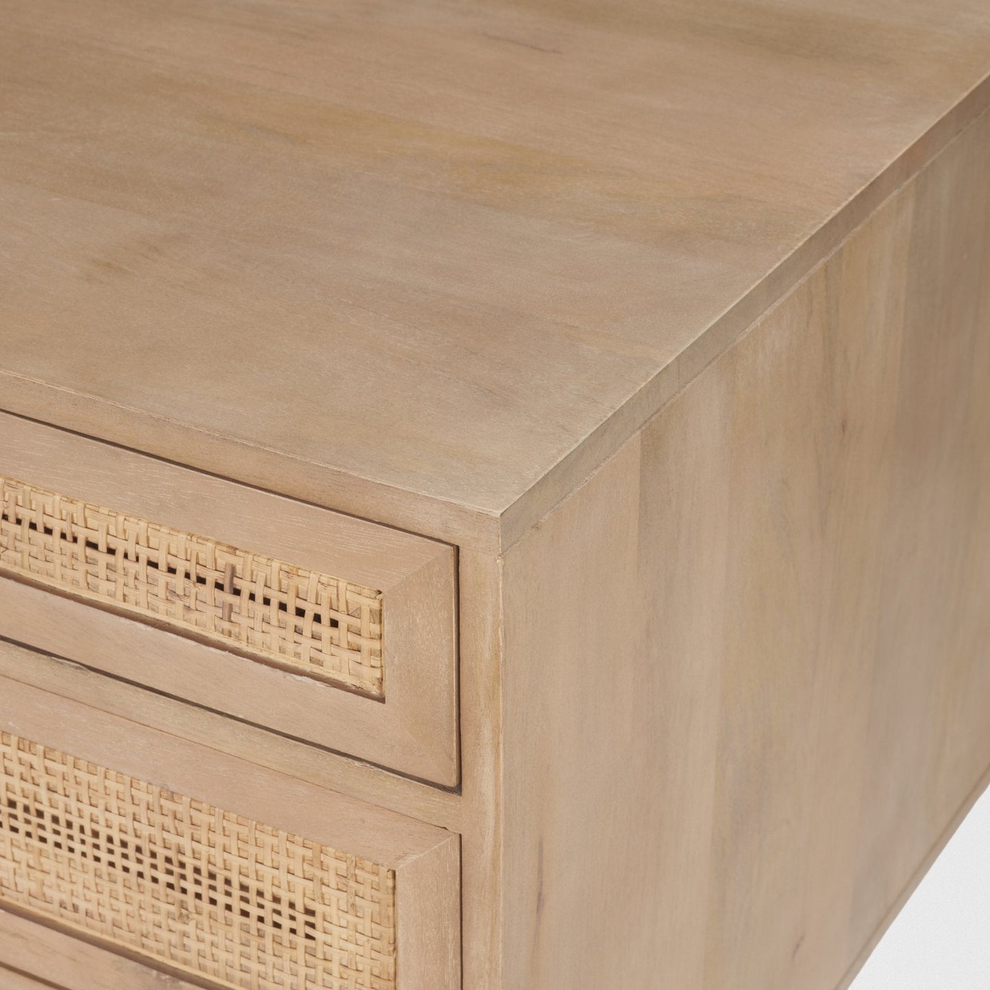 Mercana Grier Five Drawers Wooden Office Desk
