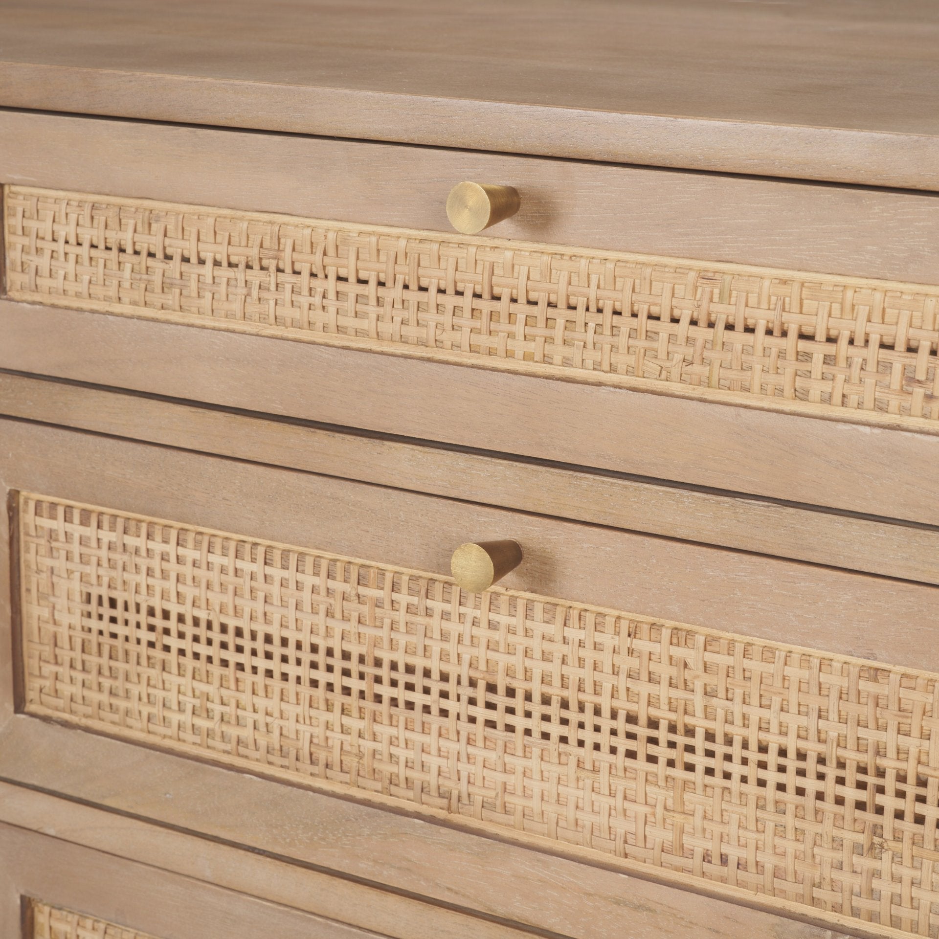Mercana Grier Five Drawers Wooden Office Desk