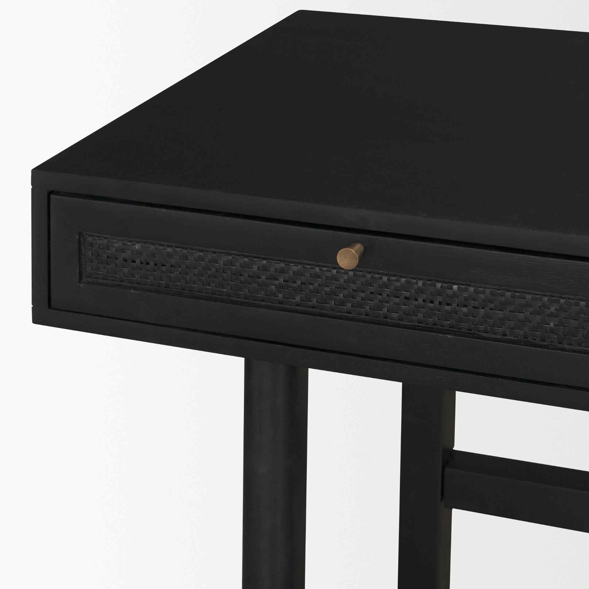 Mercana Grier Five Drawers Wooden Office Desk