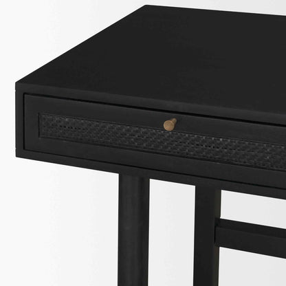 Mercana Grier Five Drawers Wooden Office Desk