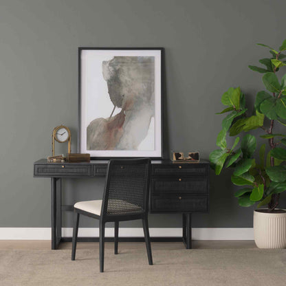Mercana Grier Five Drawers Wooden Office Desk