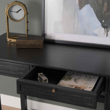 Mercana Grier Five Drawers Wooden Office Desk