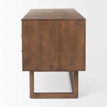 Mercana Grier Five Drawers Wooden Office Desk