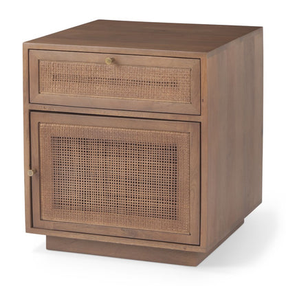 Grier One Drawer Wood Nightstand