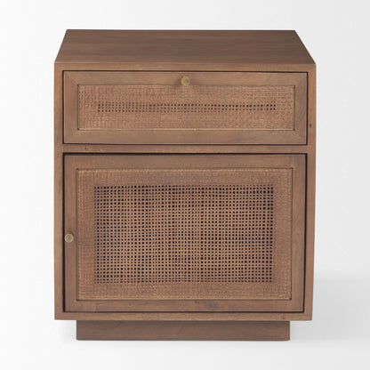 Grier One Drawer Wood Nightstand