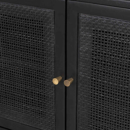 Grier Three Doors Wooden Media Console