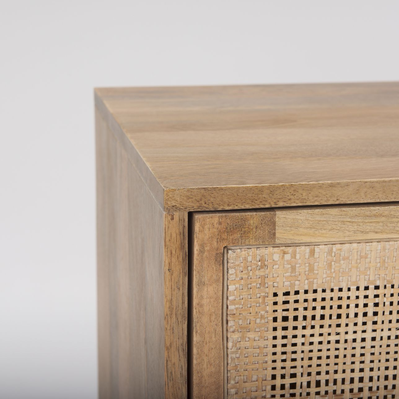 Grier Three Doors Wooden Media Console