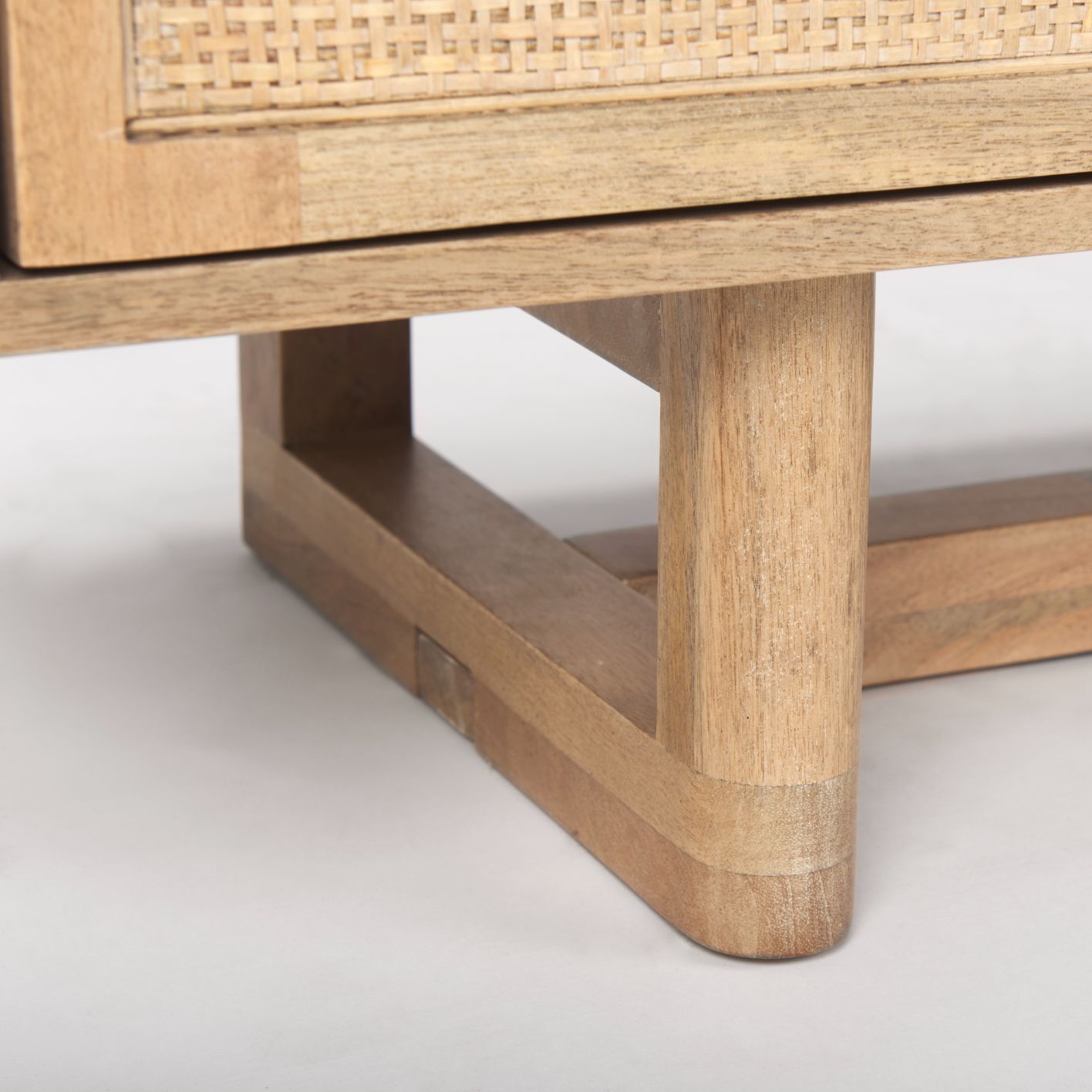 Grier Three Doors Wooden Media Console