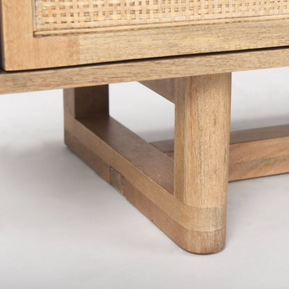 Grier Three Doors Wooden Media Console