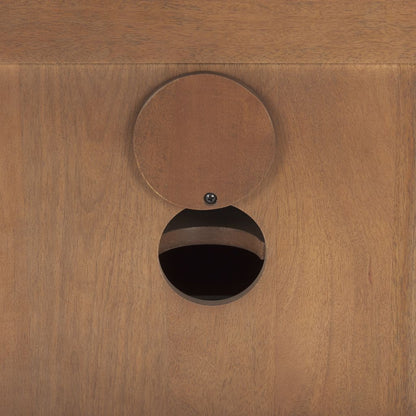 Grier Three Doors Wooden Media Console