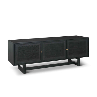 Grier Three Doors Wooden Media Console
