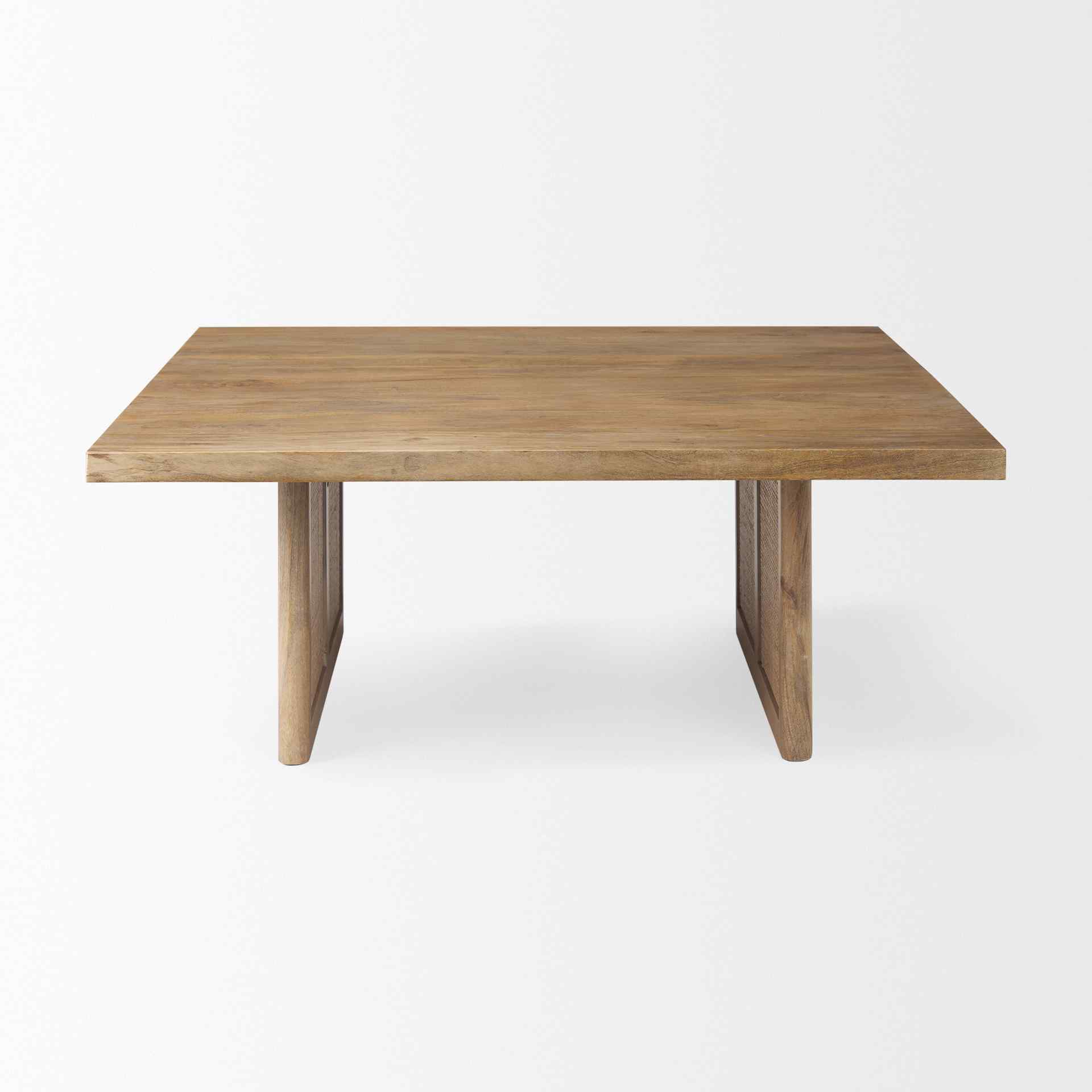 Mercana Grier Wood Top Square Coffee Table