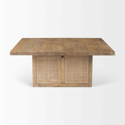 Mercana Grier Wood Top Square Coffee Table