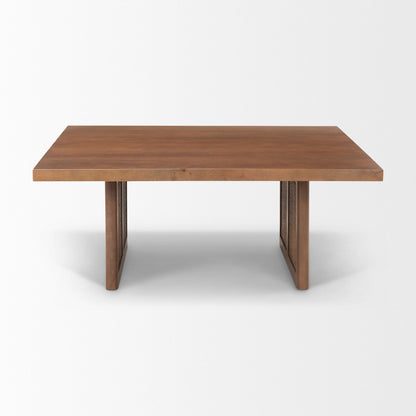 Mercana Grier Wood Top Square Coffee Table