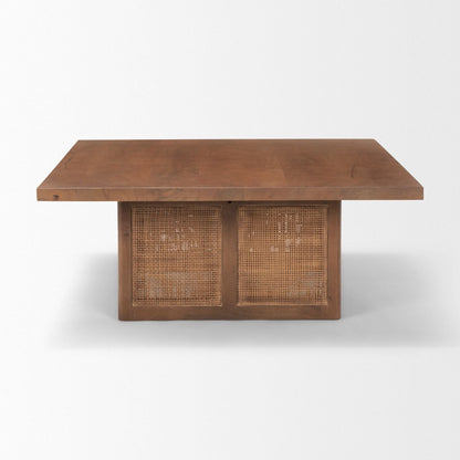 Mercana Grier Wood Top Square Coffee Table