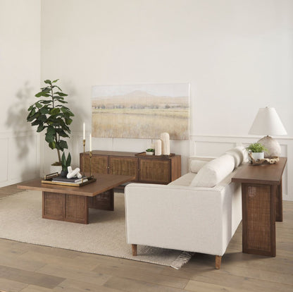 Mercana Grier Wood Top Square Coffee Table