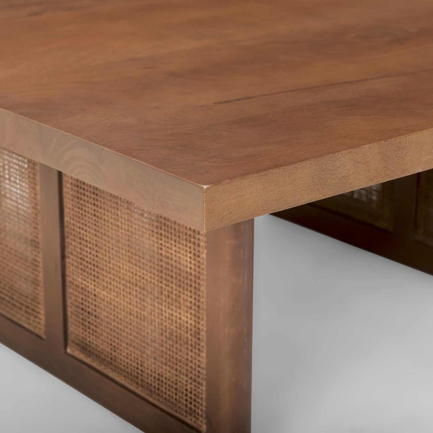 Mercana Grier Wood Top Square Coffee Table
