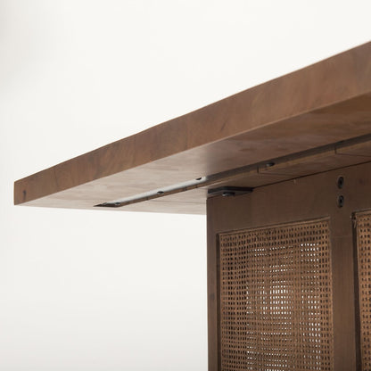 Mercana Grier Wood Top Square Coffee Table