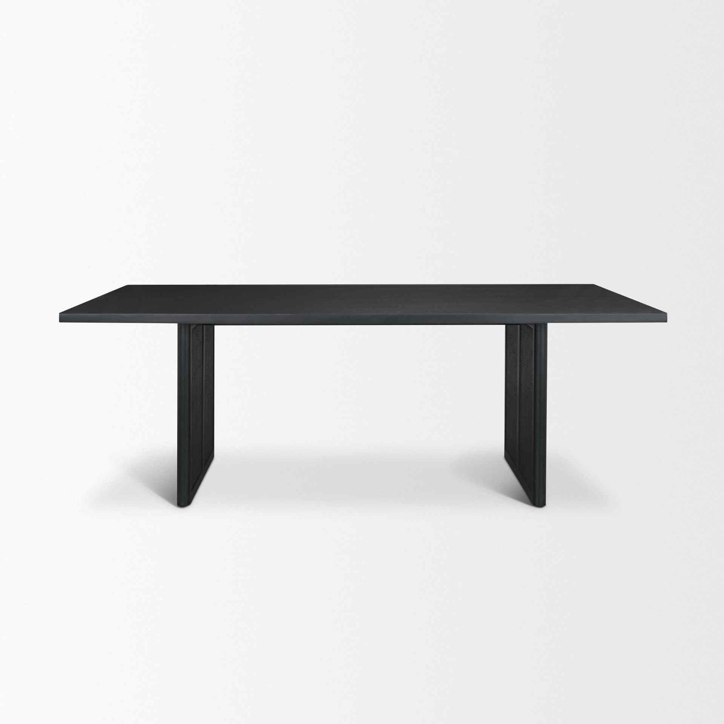 Grier Wooden Black Dining Table