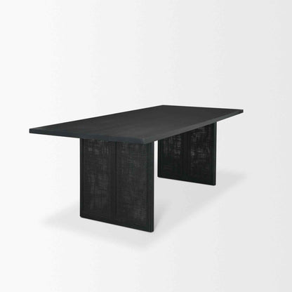 Mercana Grier Wooden Rectangular Dining Table