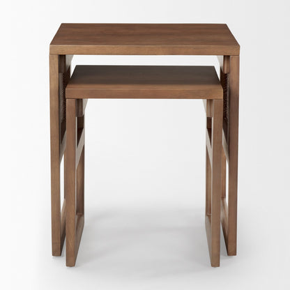 Mercana Grier Wooden Nesting Accent Table (Set of 2)