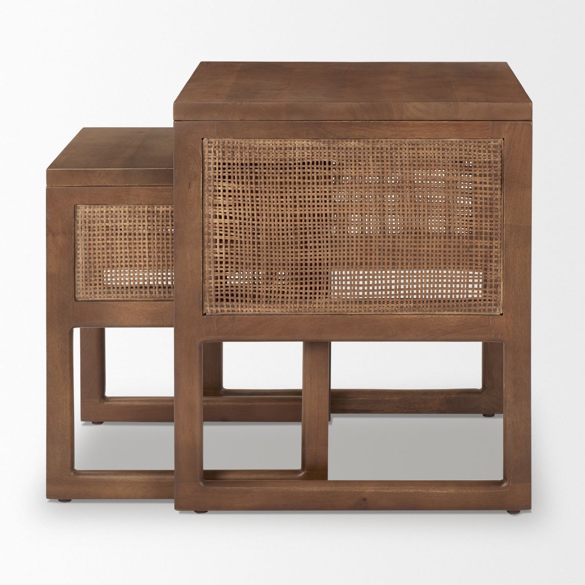 Mercana Grier Wooden Nesting Accent Table (Set of 2)