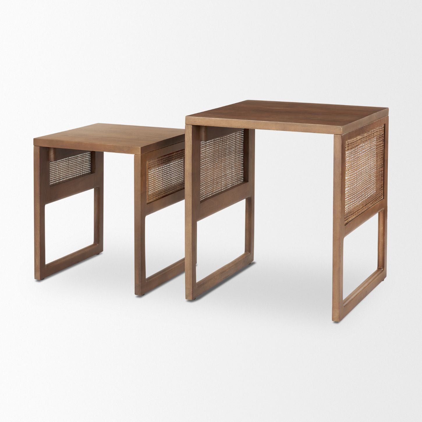 Mercana Grier Wooden Nesting Accent Table (Set of 2)