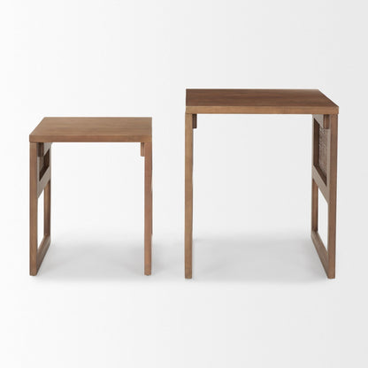 Mercana Grier Wooden Nesting Accent Table (Set of 2)