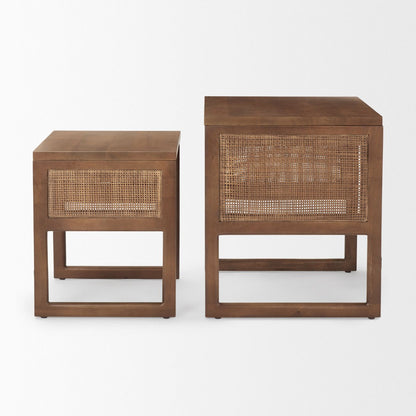 Mercana Grier Wooden Nesting Accent Table (Set of 2)