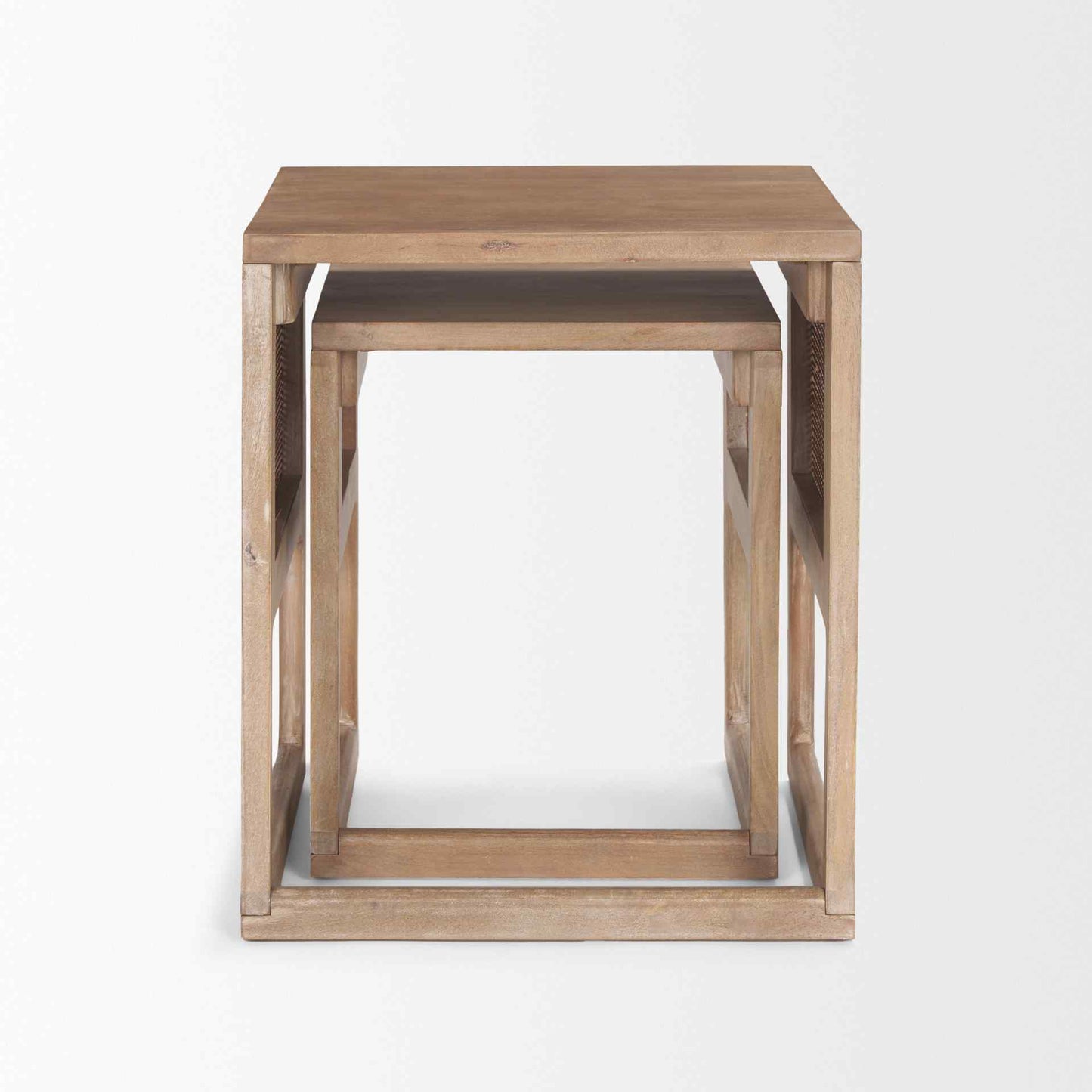 Mercana Grier Wooden Nesting Accent Table (Set of 2)
