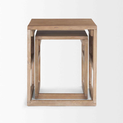 Mercana Grier Wooden Nesting Accent Table (Set of 2)