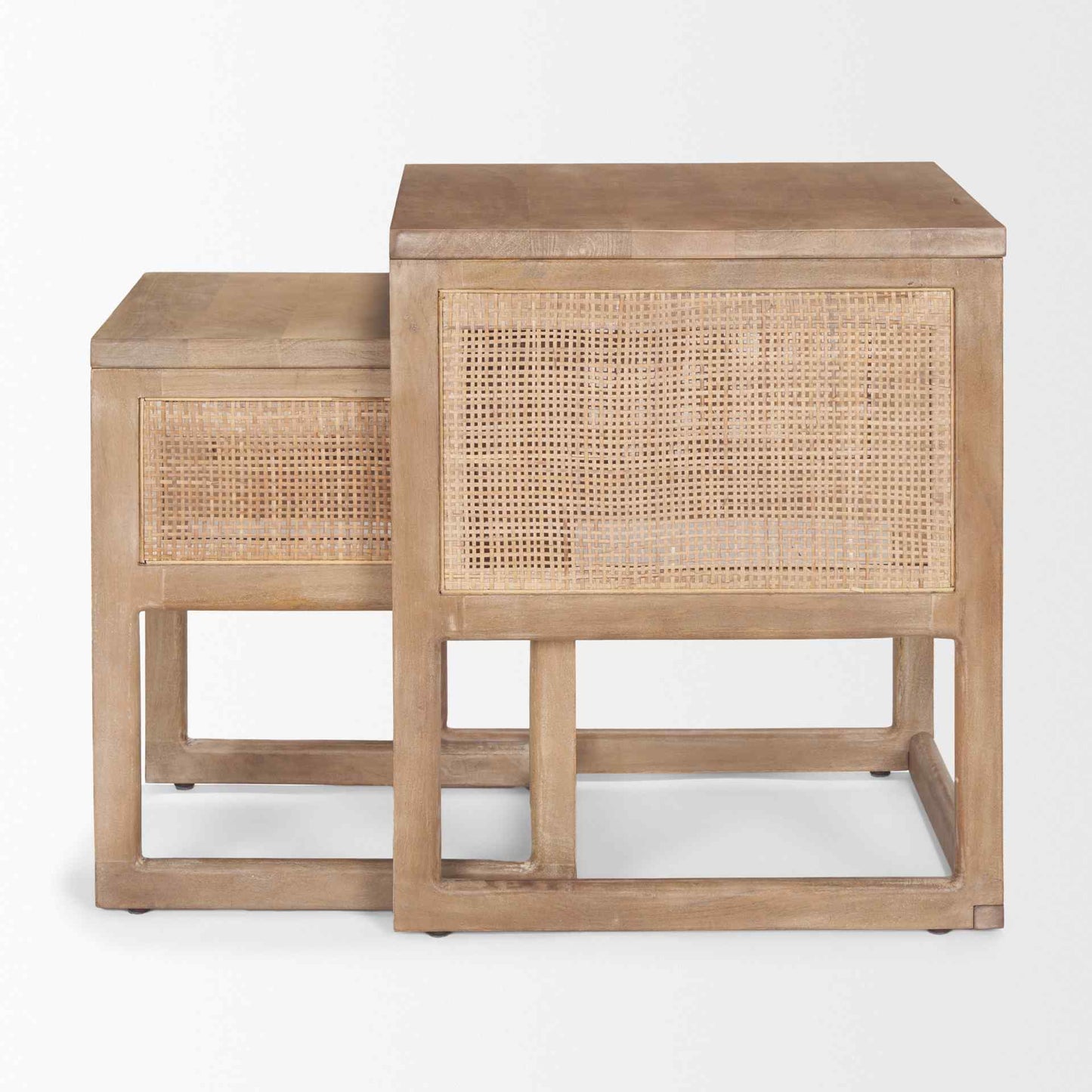 Mercana Grier Wooden Nesting Accent Table (Set of 2)