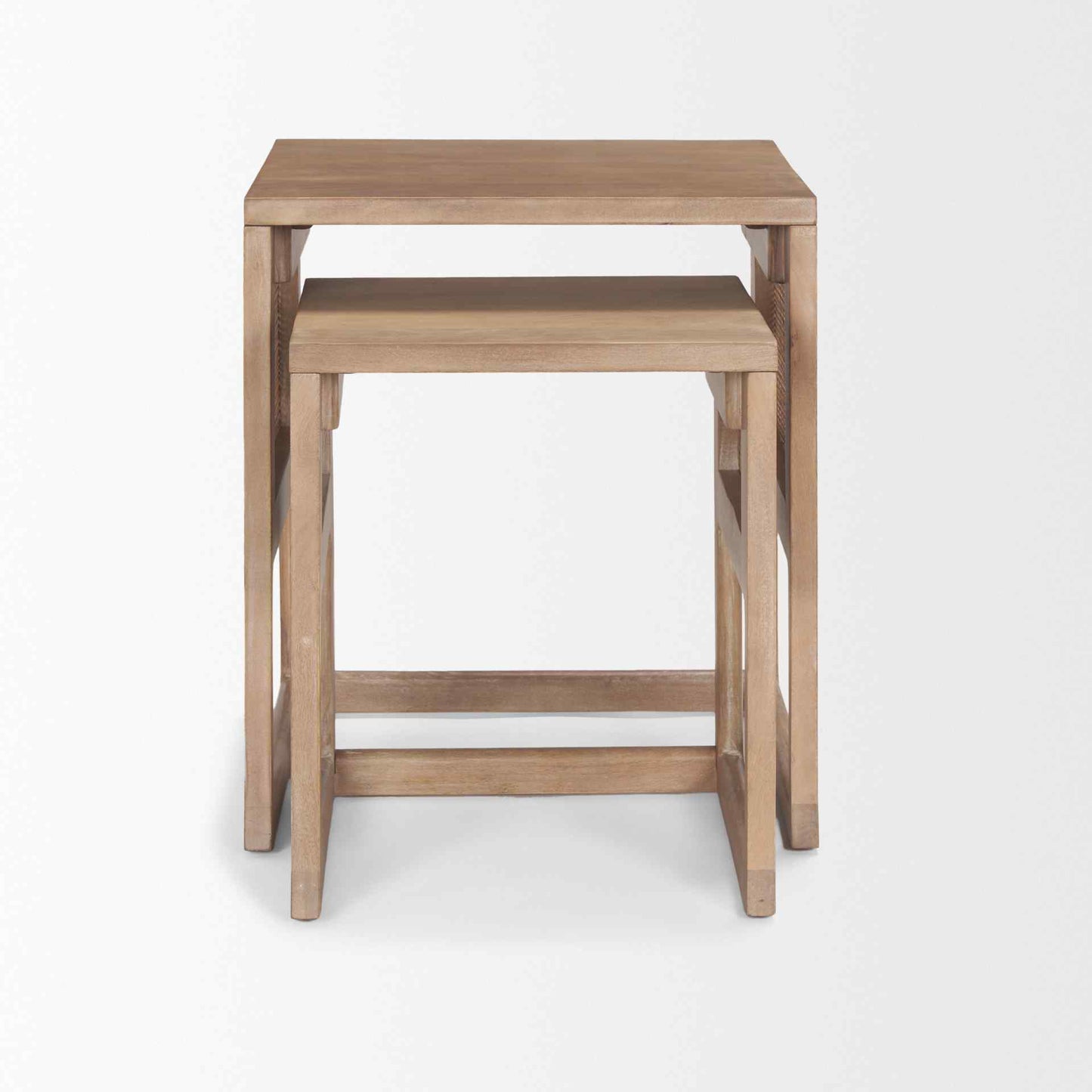 Mercana Grier Wooden Nesting Accent Table (Set of 2)