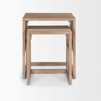 Mercana Grier Wooden Nesting Accent Table (Set of 2)