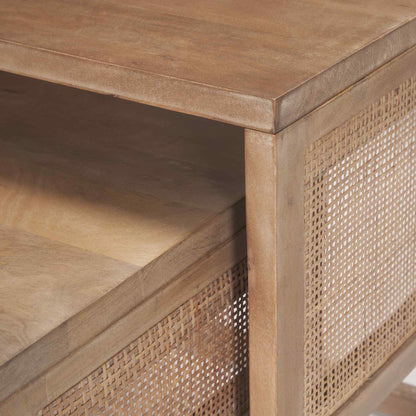Mercana Grier Wooden Nesting Accent Table (Set of 2)