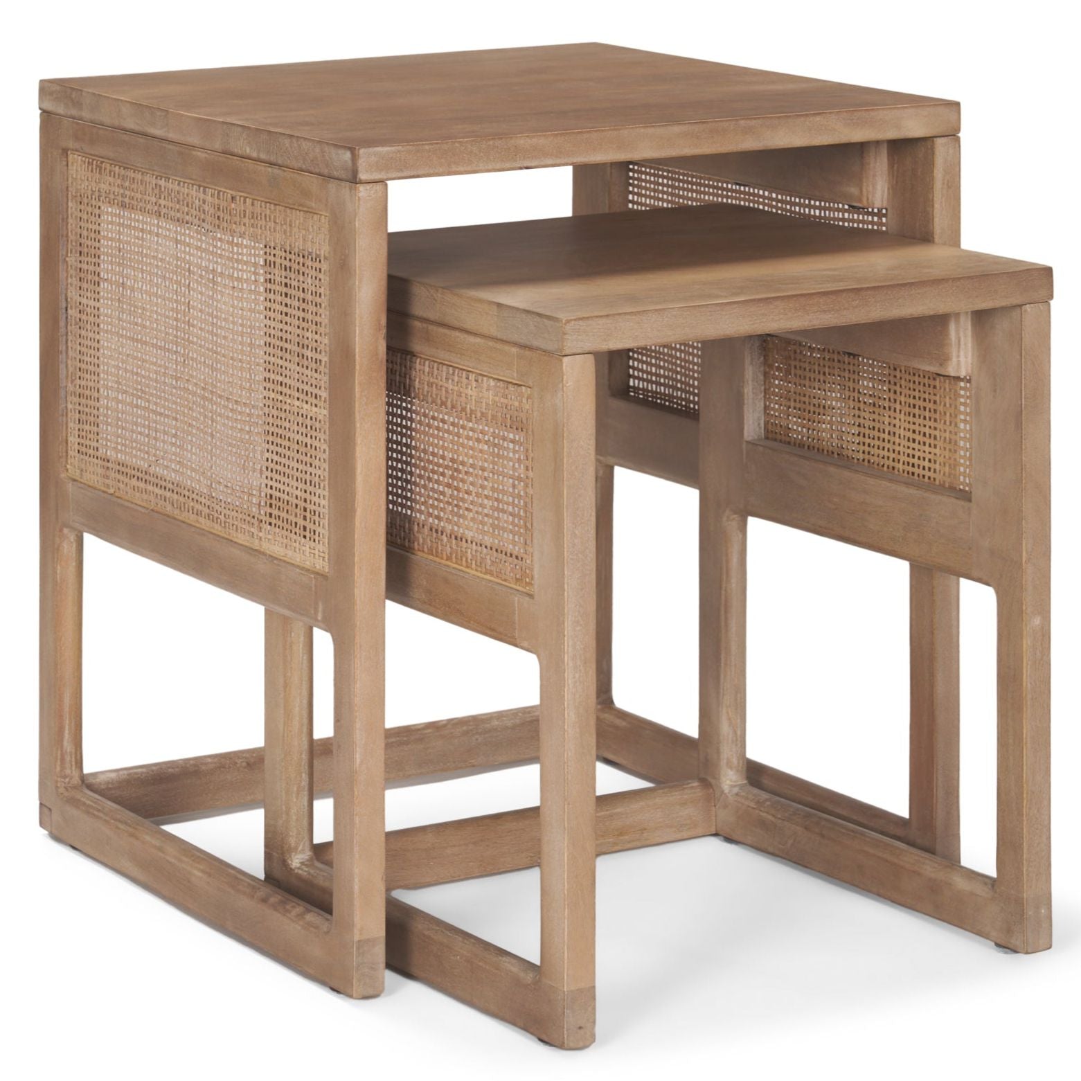 Mercana Grier Wooden Nesting Accent Table (Set of 2)