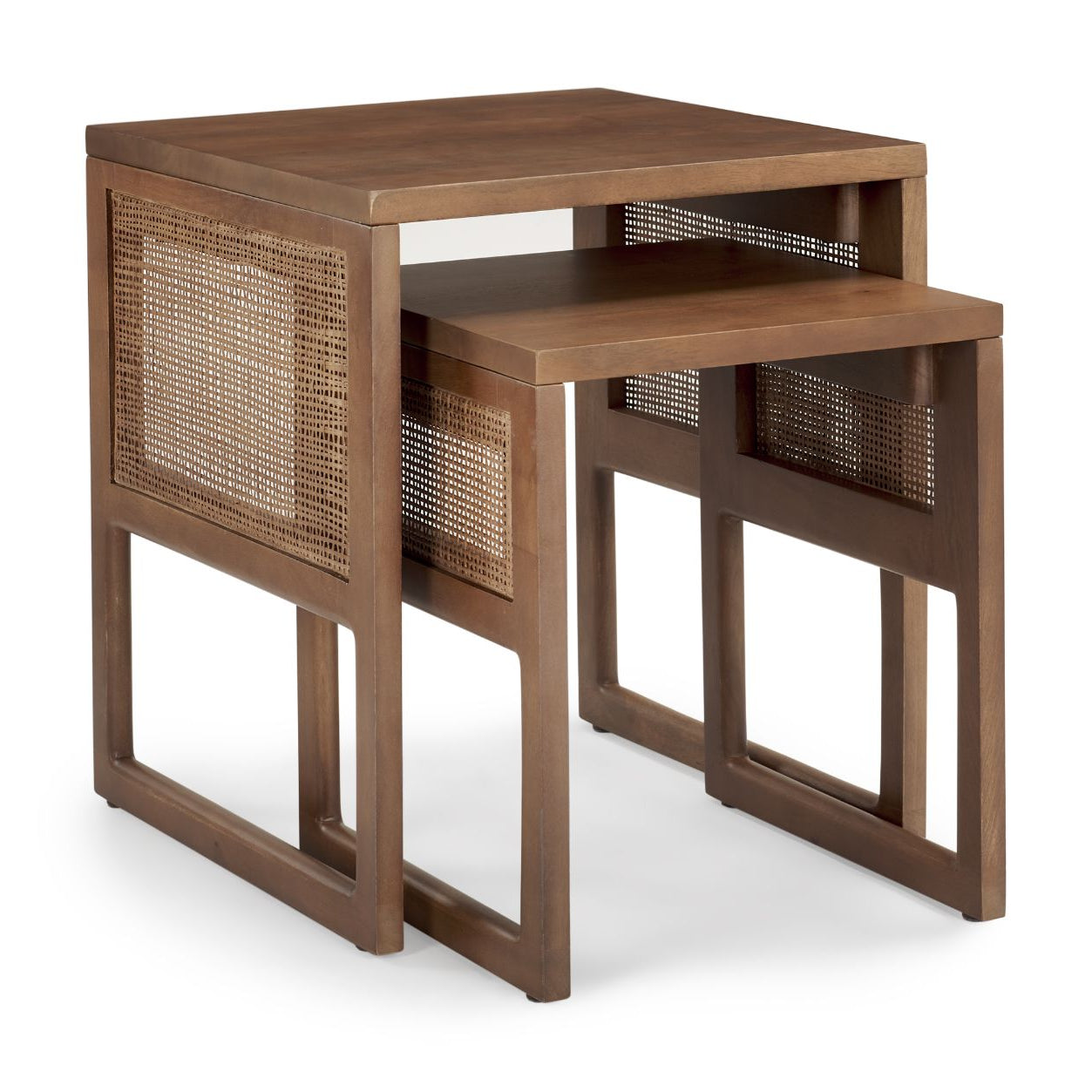 Mercana Grier Wooden Nesting Accent Table (Set of 2)