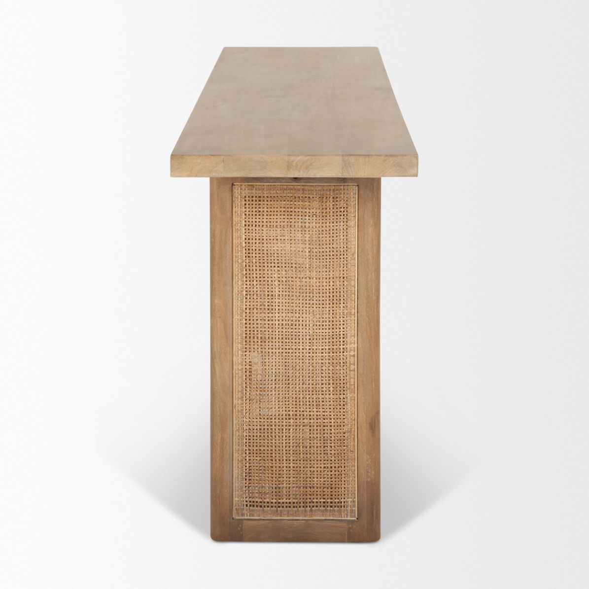 Grier Wooden Rectangular Console Table