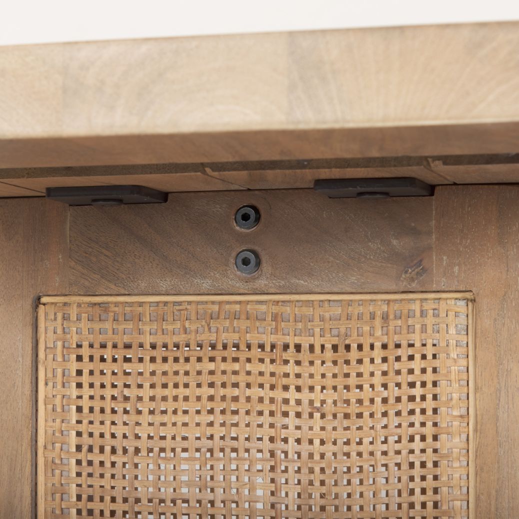 Grier Wooden Rectangular Console Table