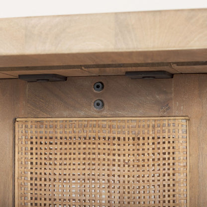 Grier Wooden Rectangular Console Table