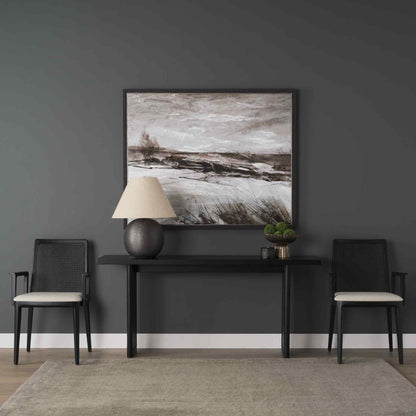 Grier Wooden Rectangular Console Table