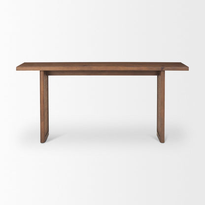 Grier Wooden Rectangular Console Table