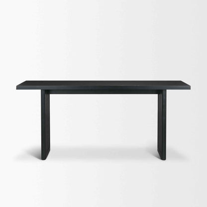 Grier Wooden Rectangular Console Table