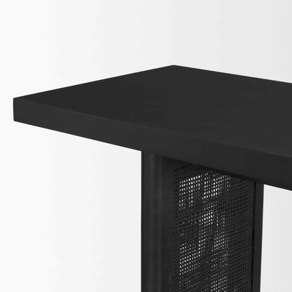 Grier Wooden Rectangular Console Table