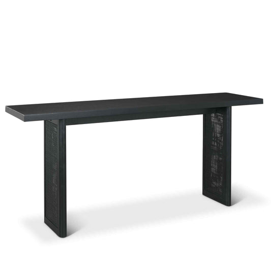 Grier Wooden Rectangular Console Table