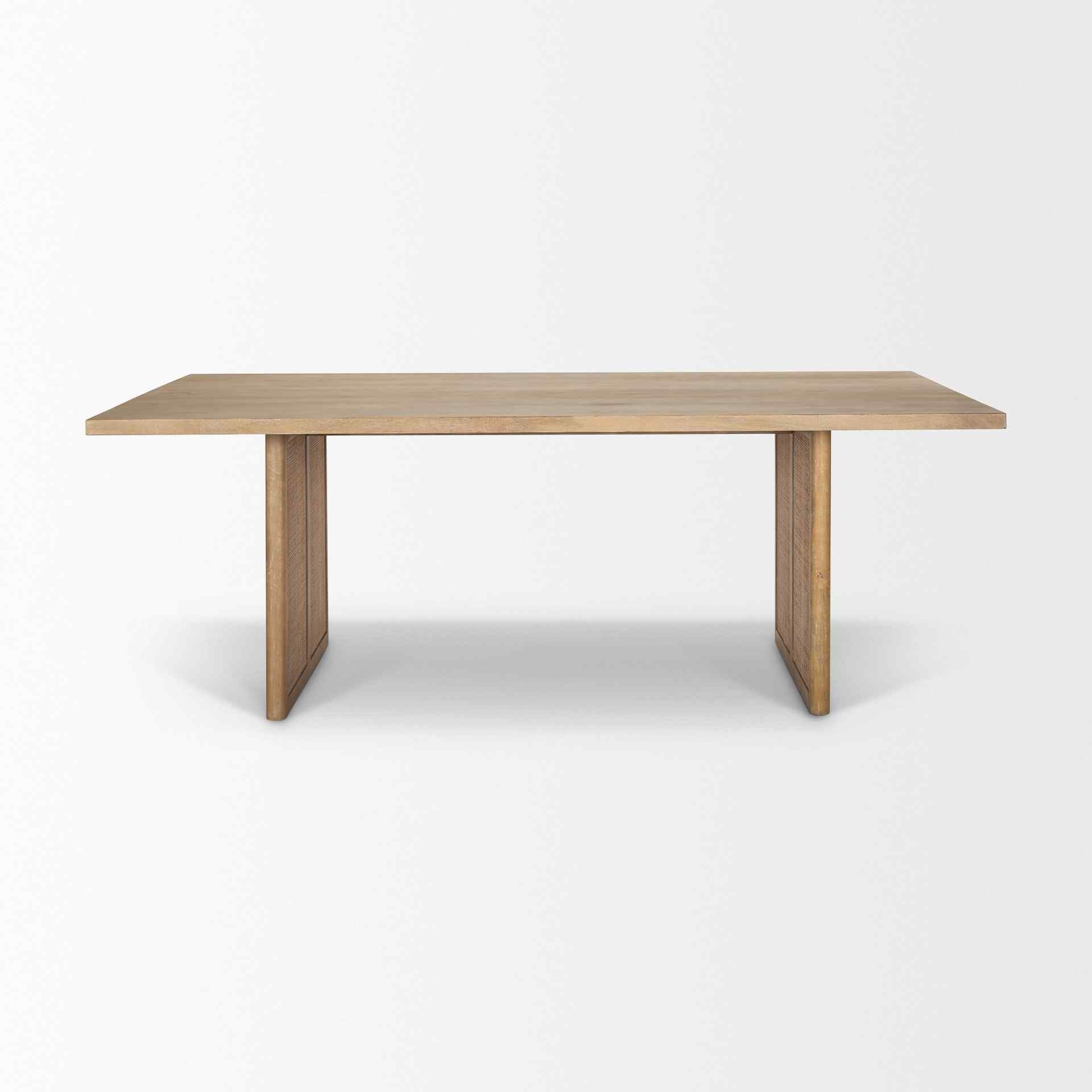 Mercana Grier Wooden Rectangular Dining Table