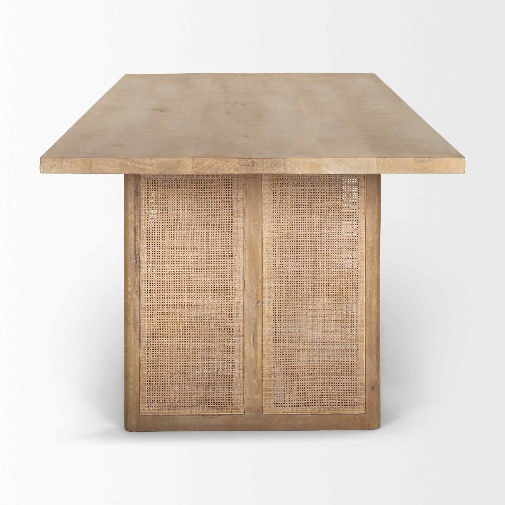Mercana Grier Wooden Rectangular Dining Table